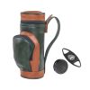 Multi-purpose PU Leather Golf Bag Cigar Bag With Handle