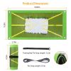 18.85x9.25x0.35in Golf Training Mat for Swing Detection Batting Path Feedback Practice Pad Portable Rolling Golf Training Aid Mat for Indoor Outdoor