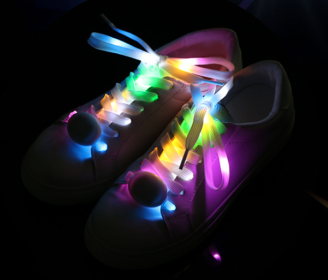 nylon street dance luminous shoelace (Option: 5 colors)