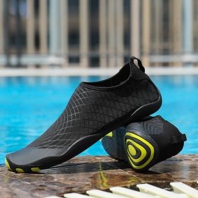 Fit children's snorkeling socks and river shoes (Option: Black-39)