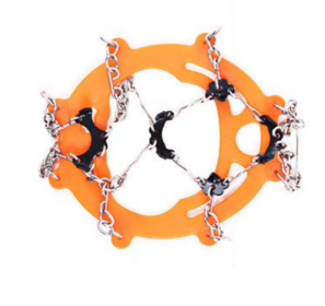 Outdoor Waterproof Non-slip Crampons For Hiking And Rock Climbing (Option: 8teethmanganese-40)