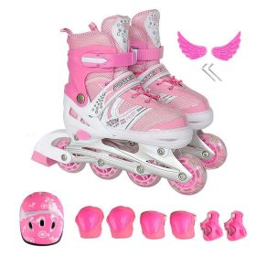 Skateboarding Shoes (Option: Pink-L)