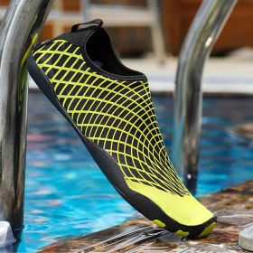 Fit children's snorkeling socks and river shoes (Option: Yellow-42)