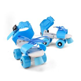 Double row skates (Option: Blue-36)