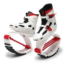 Jumper Stilt Fitness Kangaroo Boots (Option: L size white red)