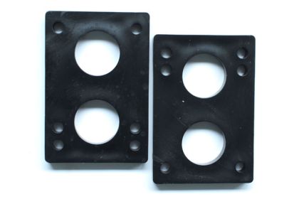 Increased shock absorber gasket for skateboard rubber (Option: Black-8MM)