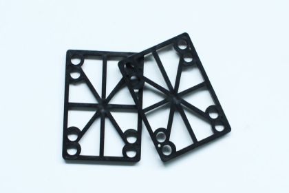 Increased shock absorber gasket for skateboard rubber (Option: Black-6MM)