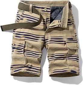 Men's Casual Sports Shorts Quick Dry Fashion Fit Twill Cargo Shorts Shorts with Pockets (Color: PA7-L)