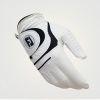 Men's White Golf Gloves; PU Wear-resistant Breathable Gloves For Left & Right Hands; Sports Clothing & Equipment