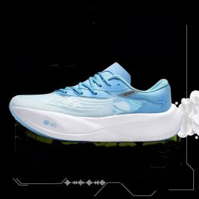 Racing Carbon Plate Rebound Shock Absorption Sneaker (Option: Glacier-37)