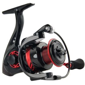 Double Crank Spinning Reel All Metal Spool Lure Fishing Wheel (Option: DY2000 Deep Spool)