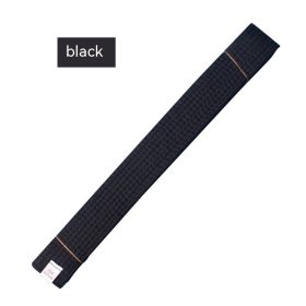 Simple Solid Color Taekwondo Belt Ribbon (Option: Black-240cm)