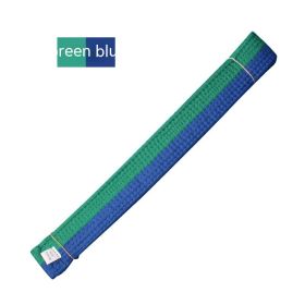 Simple Solid Color Taekwondo Belt Ribbon (Option: Green Blue Ribbon-260cm)